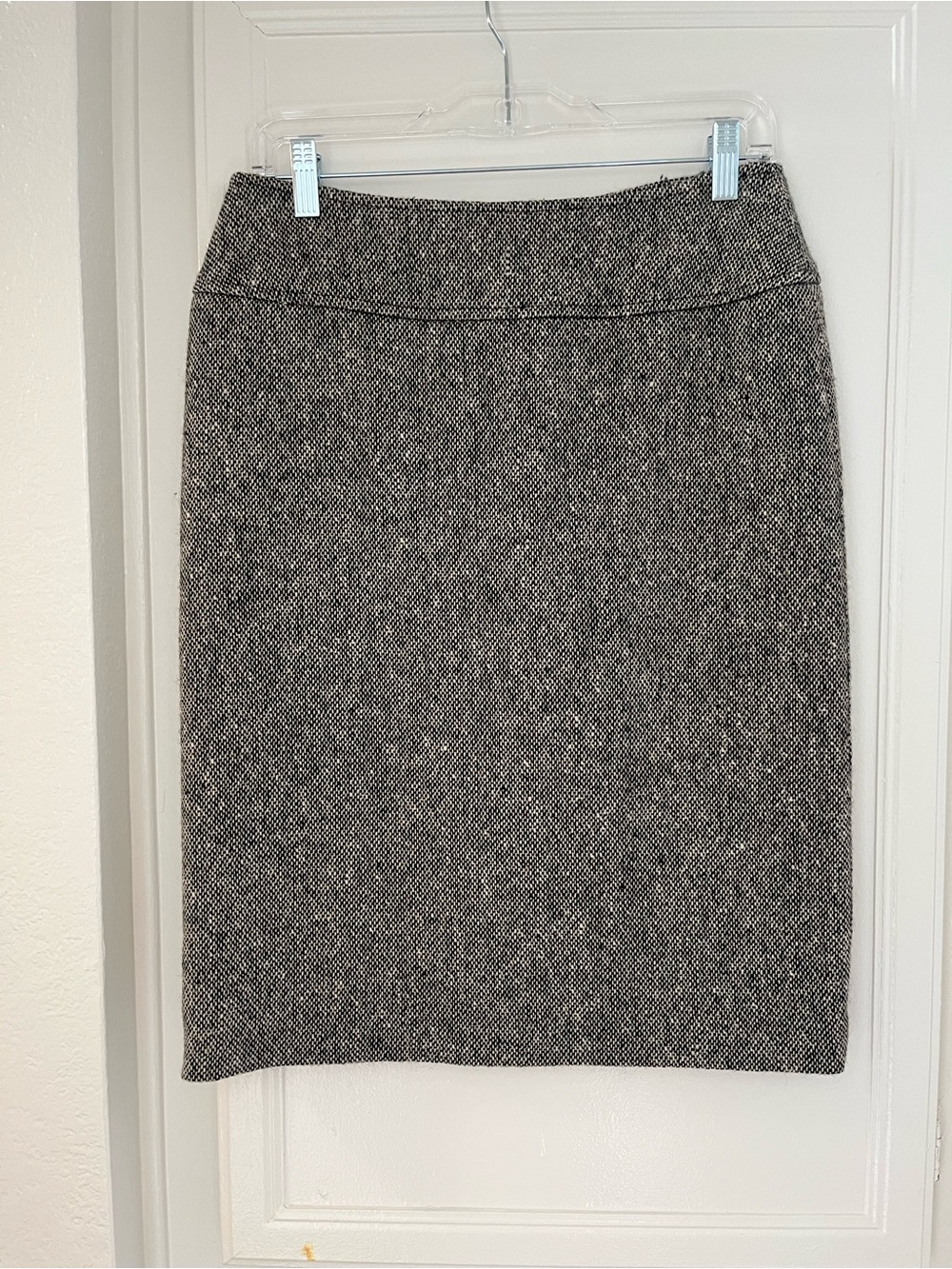 Dolce & Gabbana Grey Tweed Pencil Skirt